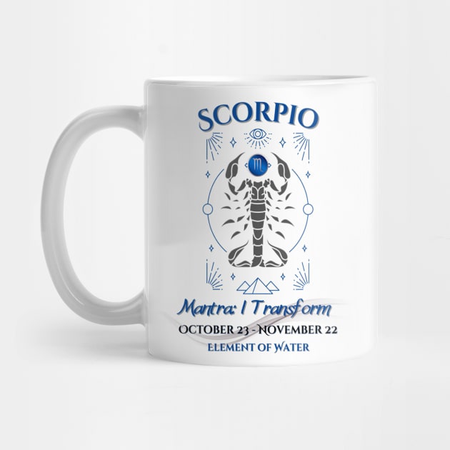 Zodiac Scorpio Mantra by Mazzlo Shop